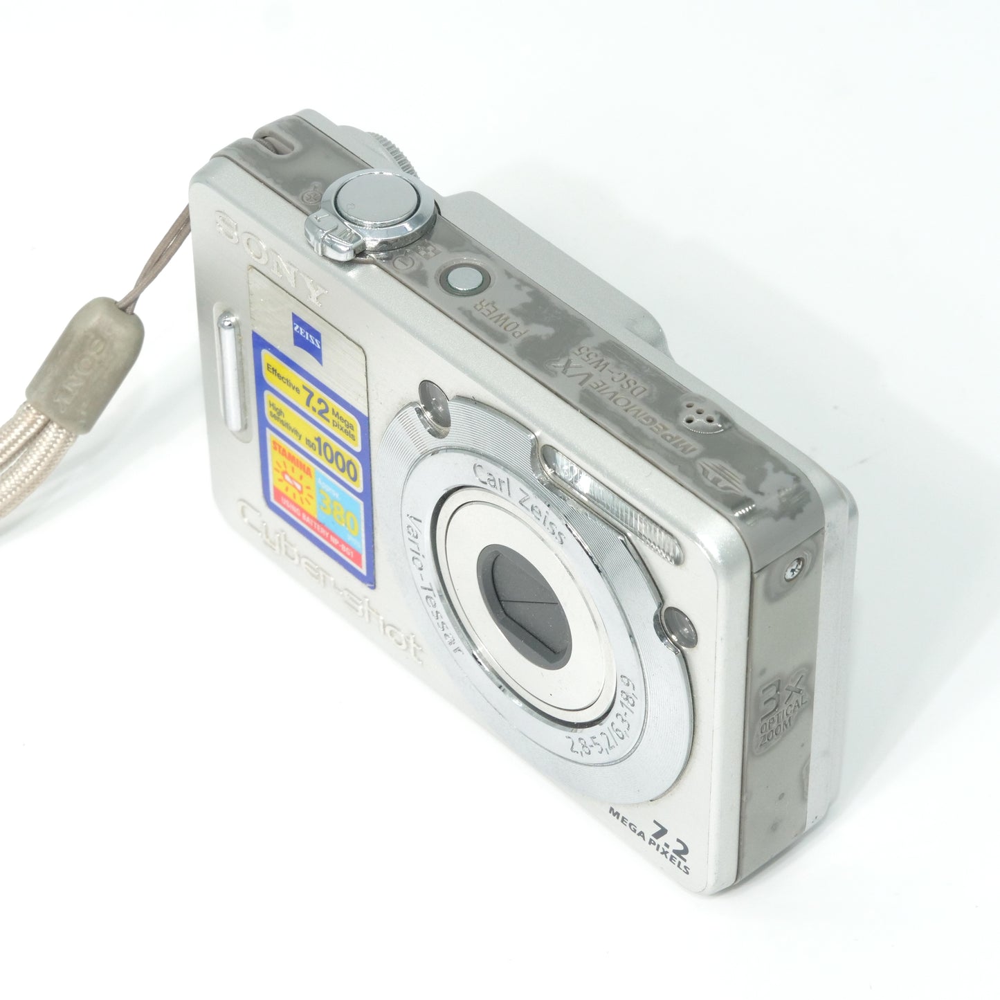 Sony Cyber-shot W55 7MP Y2K Digicam (Silver)