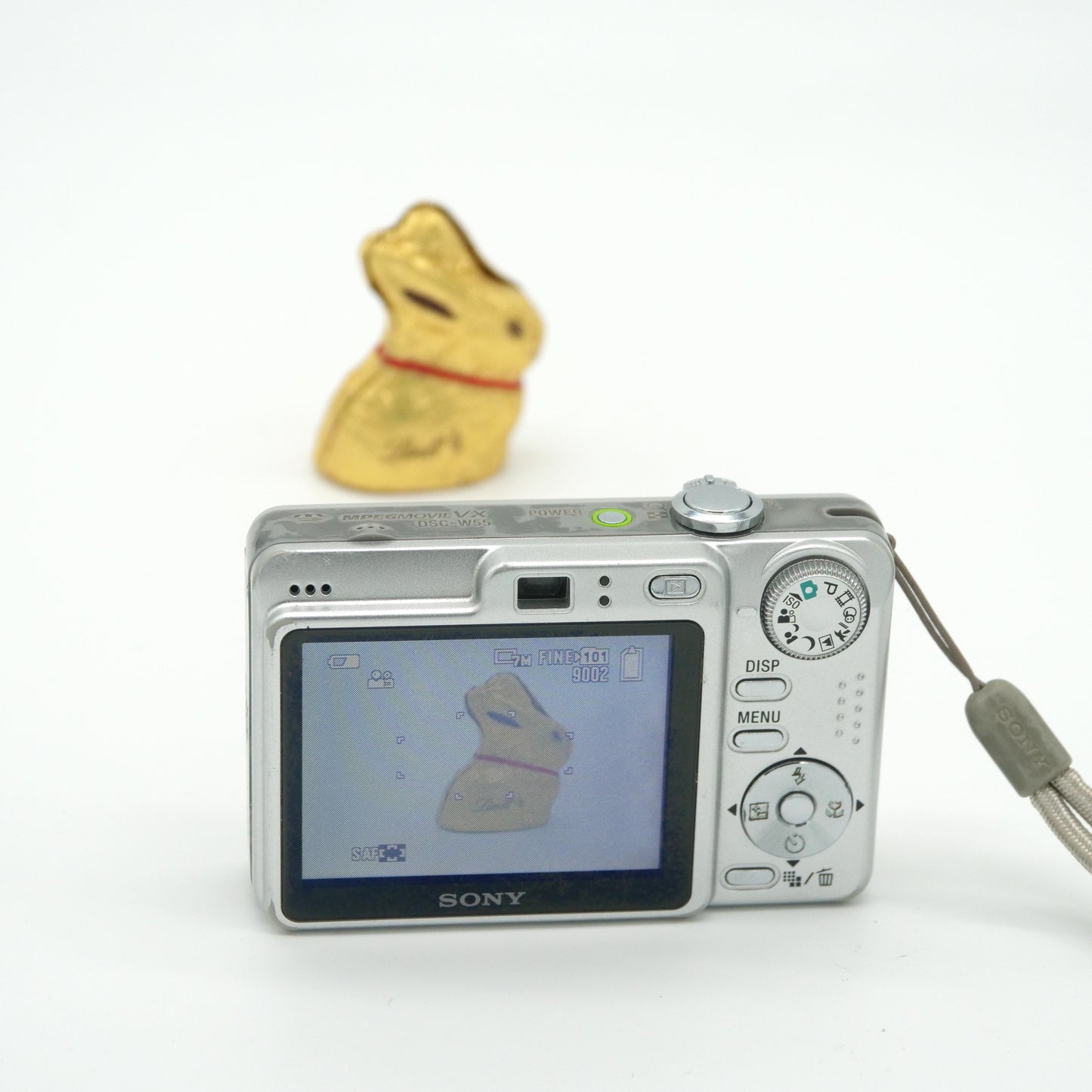 Sony Cyber-shot W55 7MP Y2K Digicam (Silver)