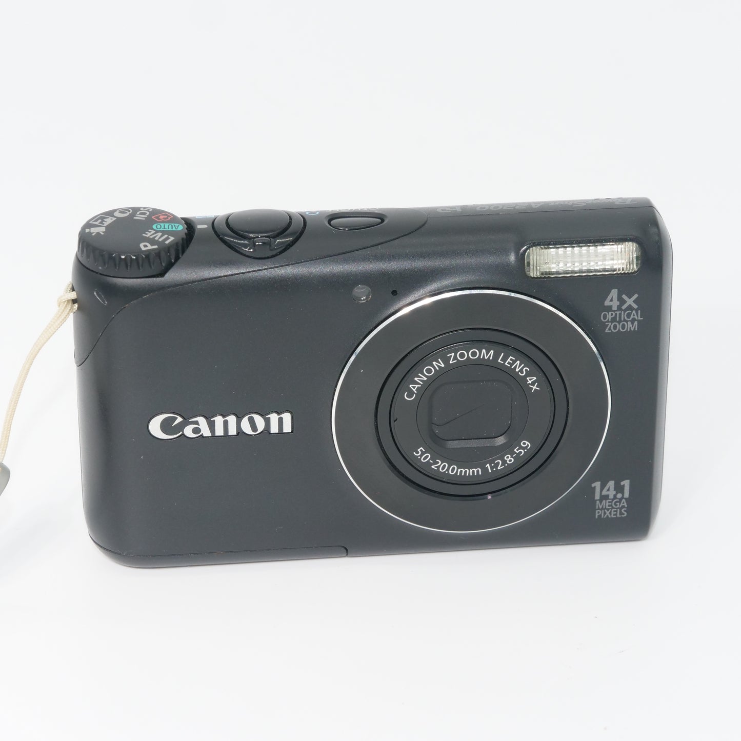 Canon PowerShot A2200 Y2K Digicam (Black)