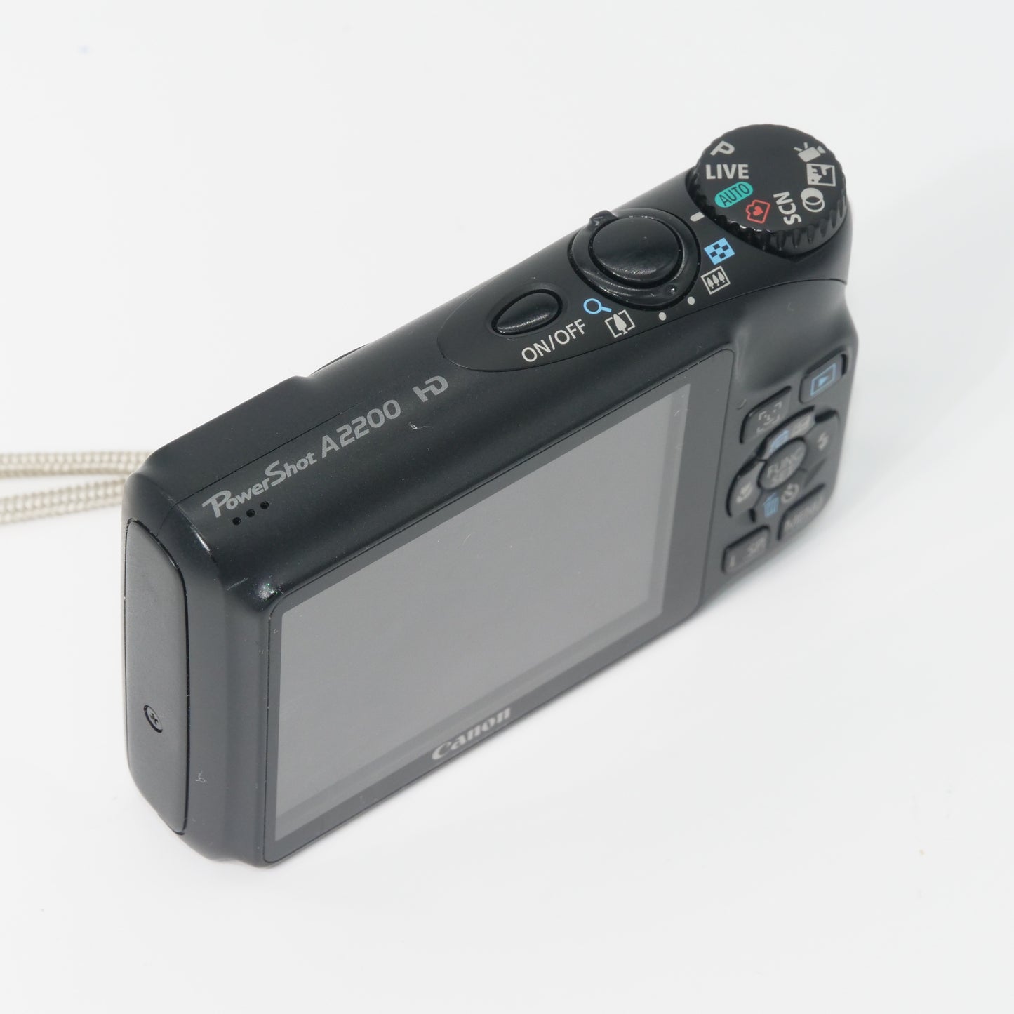 Canon PowerShot A2200 Y2K Digicam (Black)