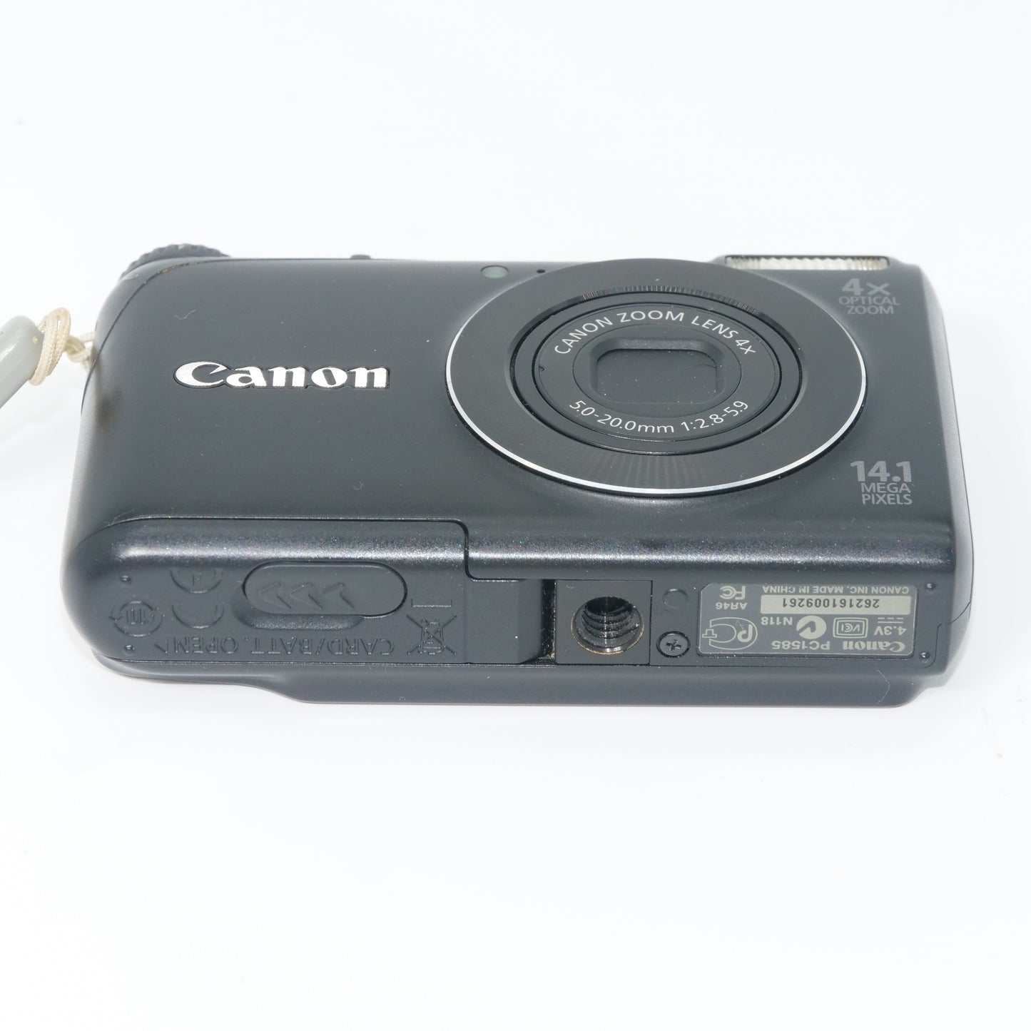 Canon PowerShot A2200 Y2K Digicam (Black)