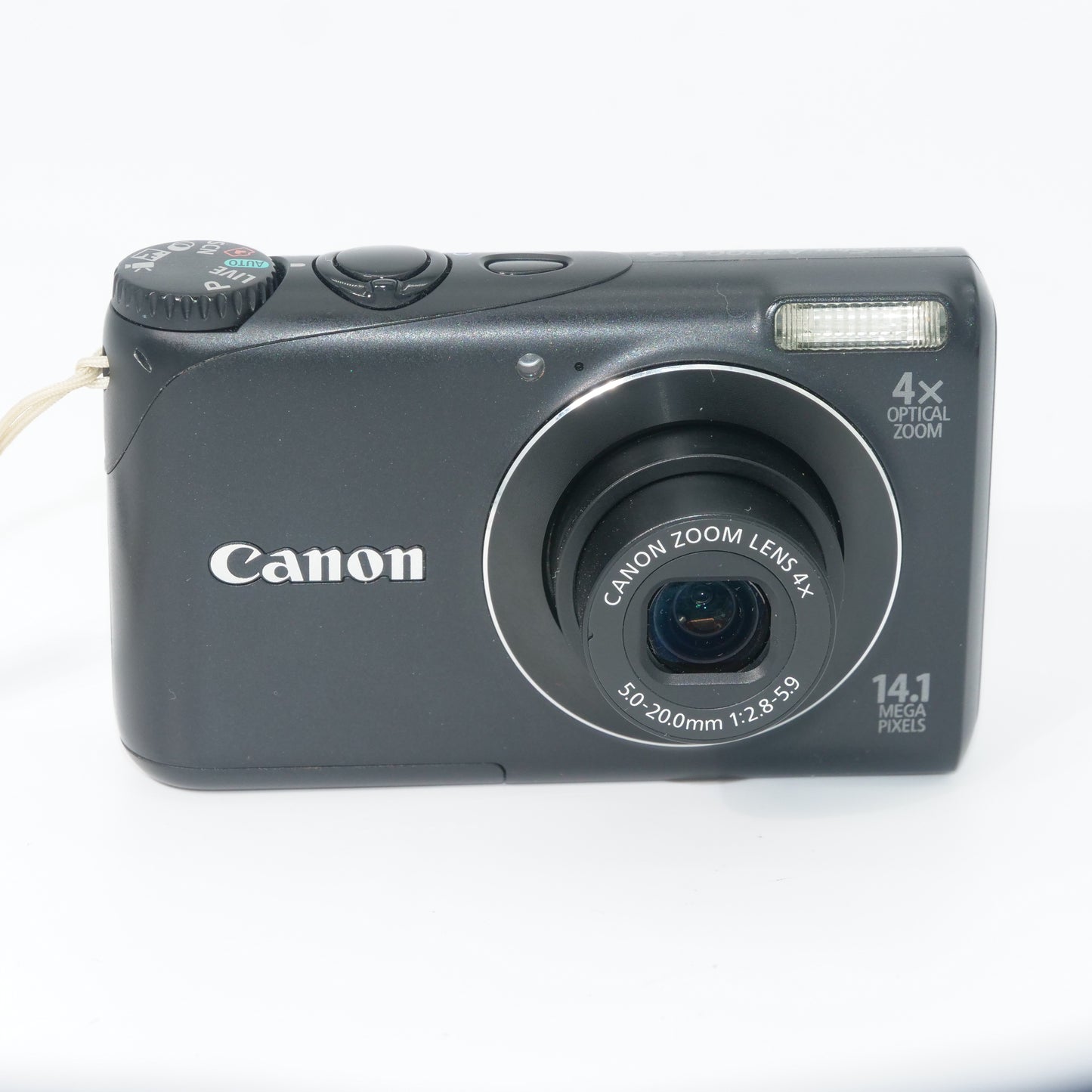 Canon PowerShot A2200 Y2K Digicam (Black)