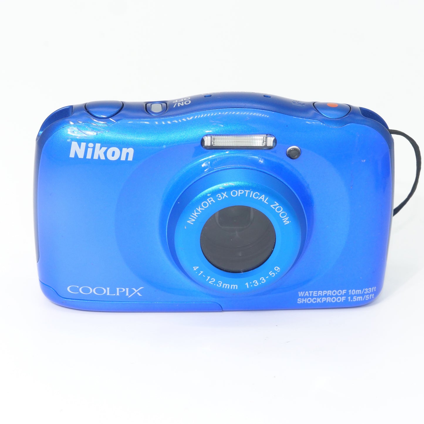 Nikon Coolpix S33 Waterproof Y2K Digicam (Blue)