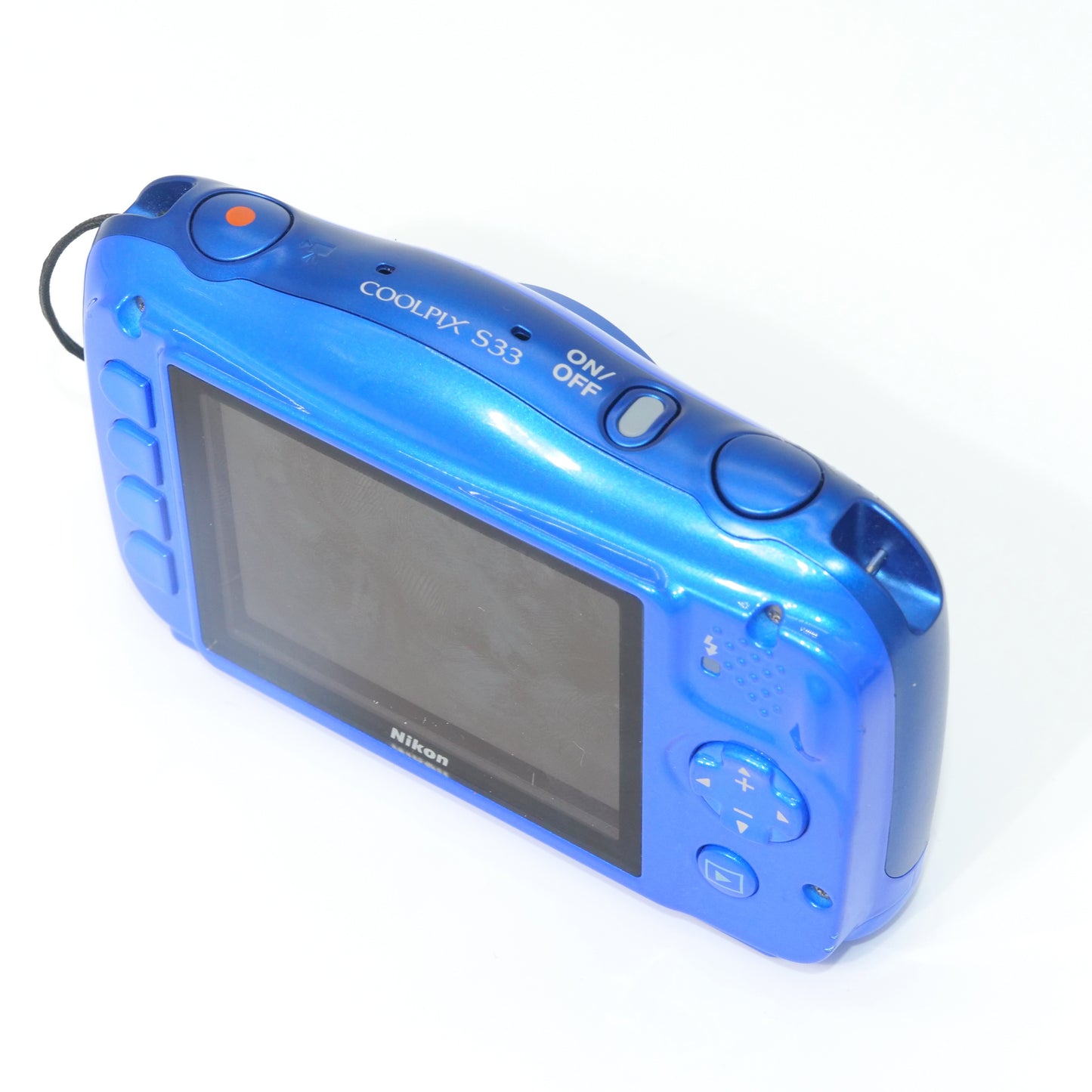 Nikon Coolpix S33 Waterproof Y2K Digicam (Blue)