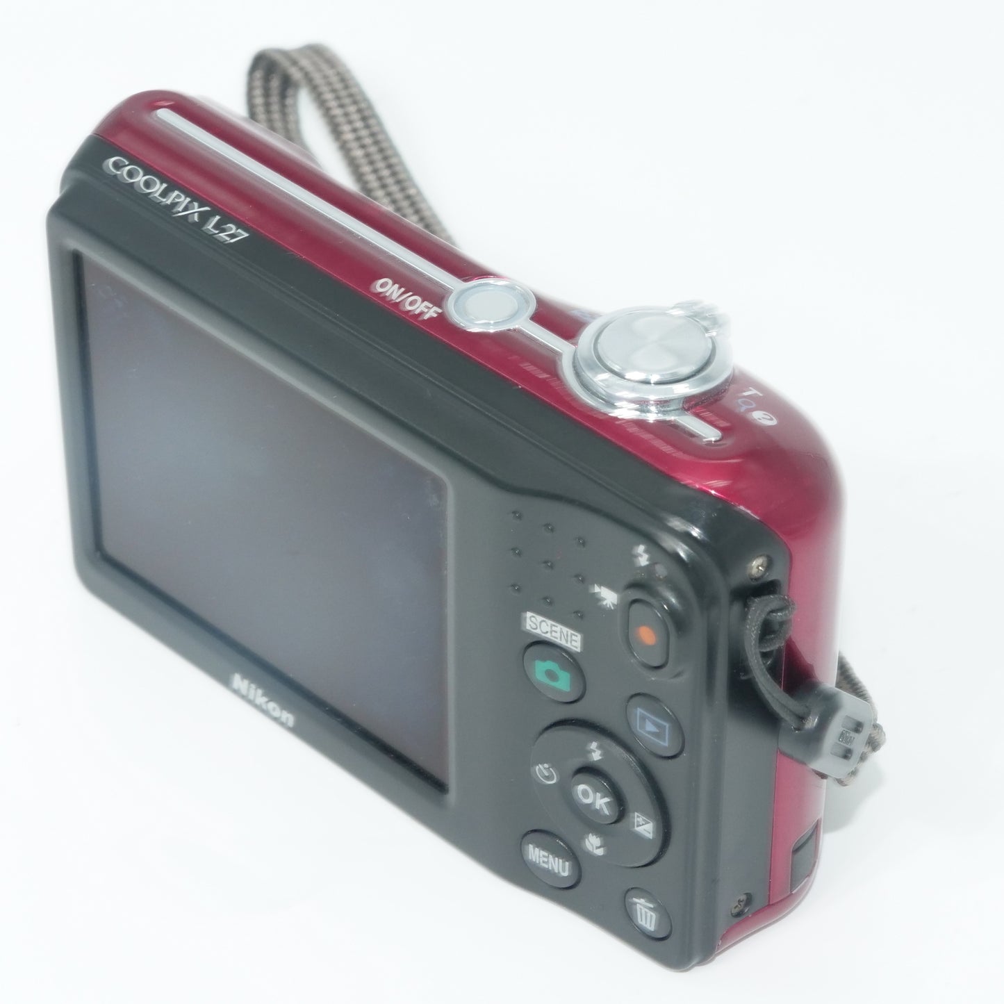 Nikon Coolpix L27 16.1MP Y2K Digicam (Red)