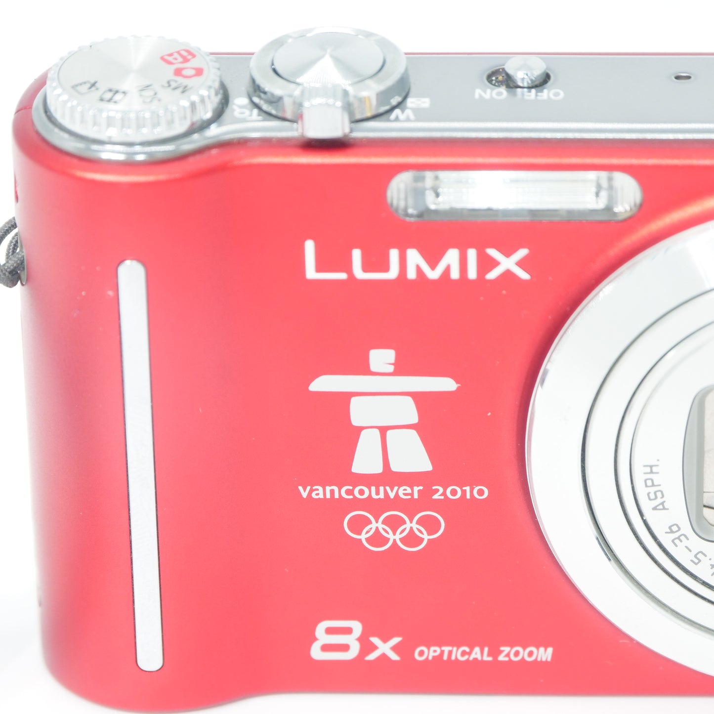 Lumix ZR1 12MP Y2K Digicam RARE Special Edition Vancouver 2010 Olympics (RED)
