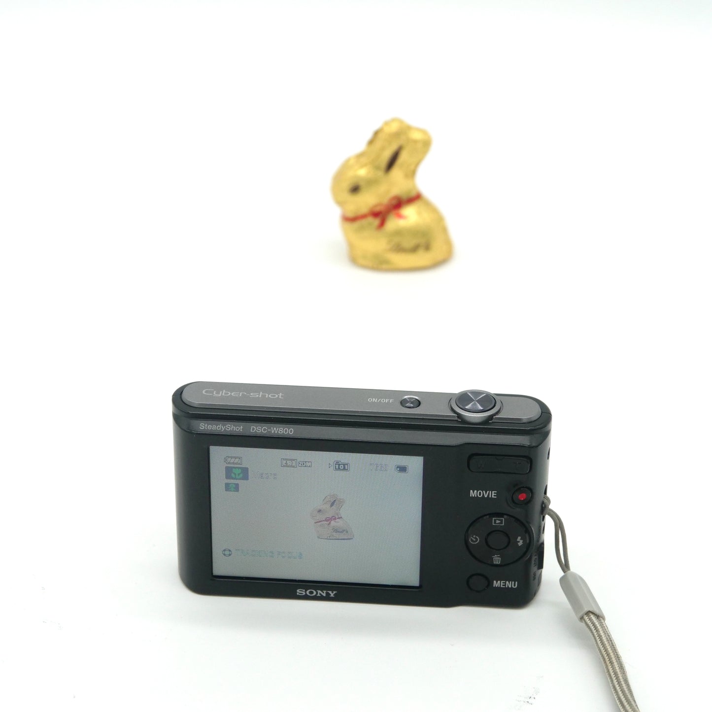 Sony Cyber-shot W800 20MP Y2K Digicam (Black)