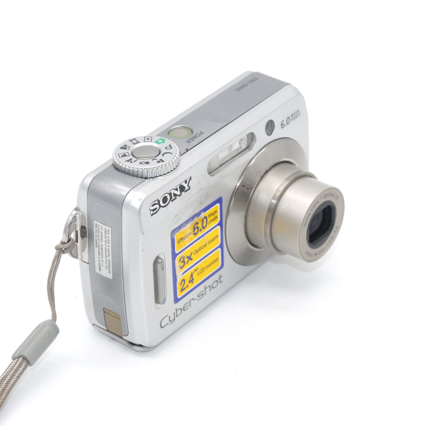 Sony Cyber-shot S500 6MP Y2K Digicam (Silver)