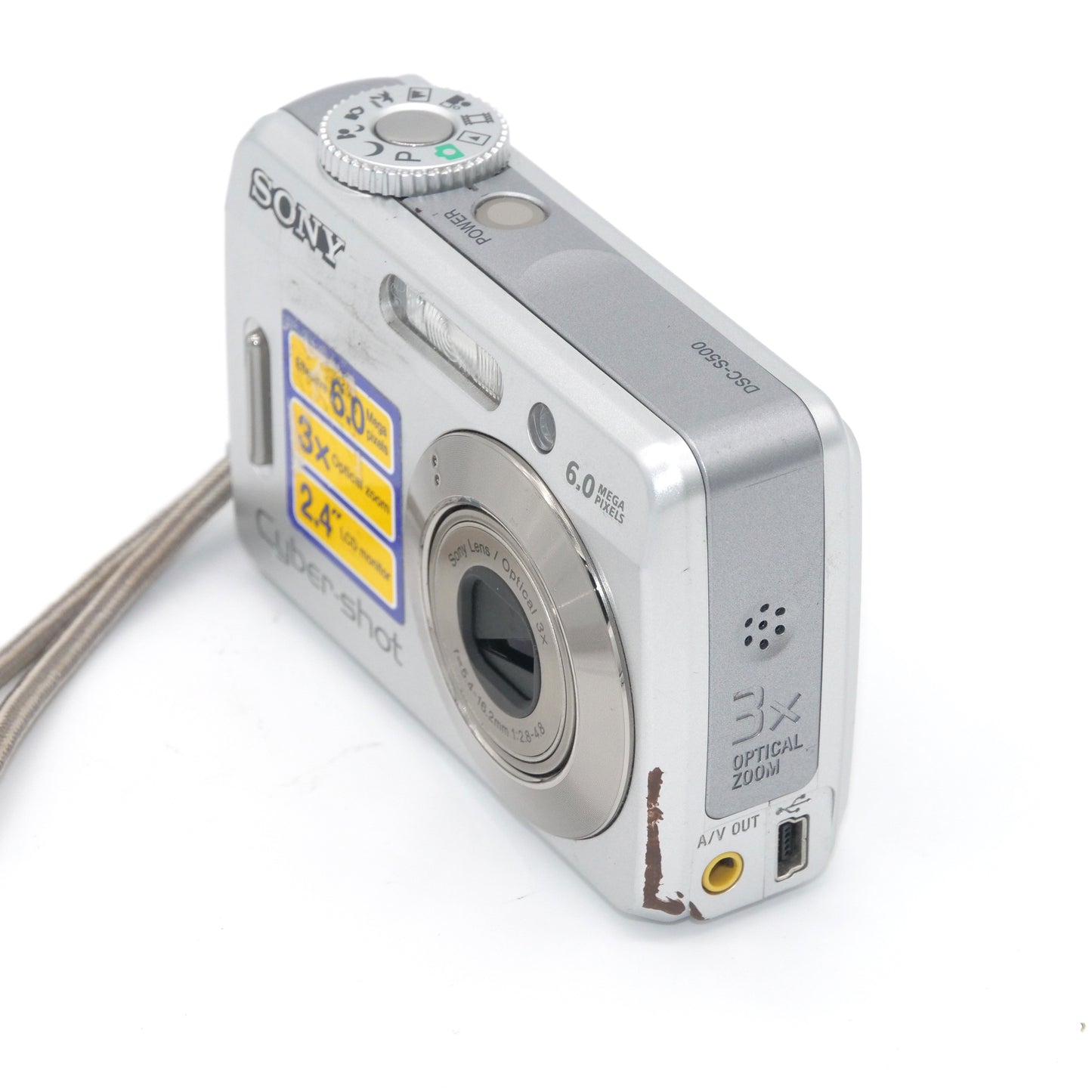 Sony Cyber-shot S500 6MP Y2K Digicam (Silver)