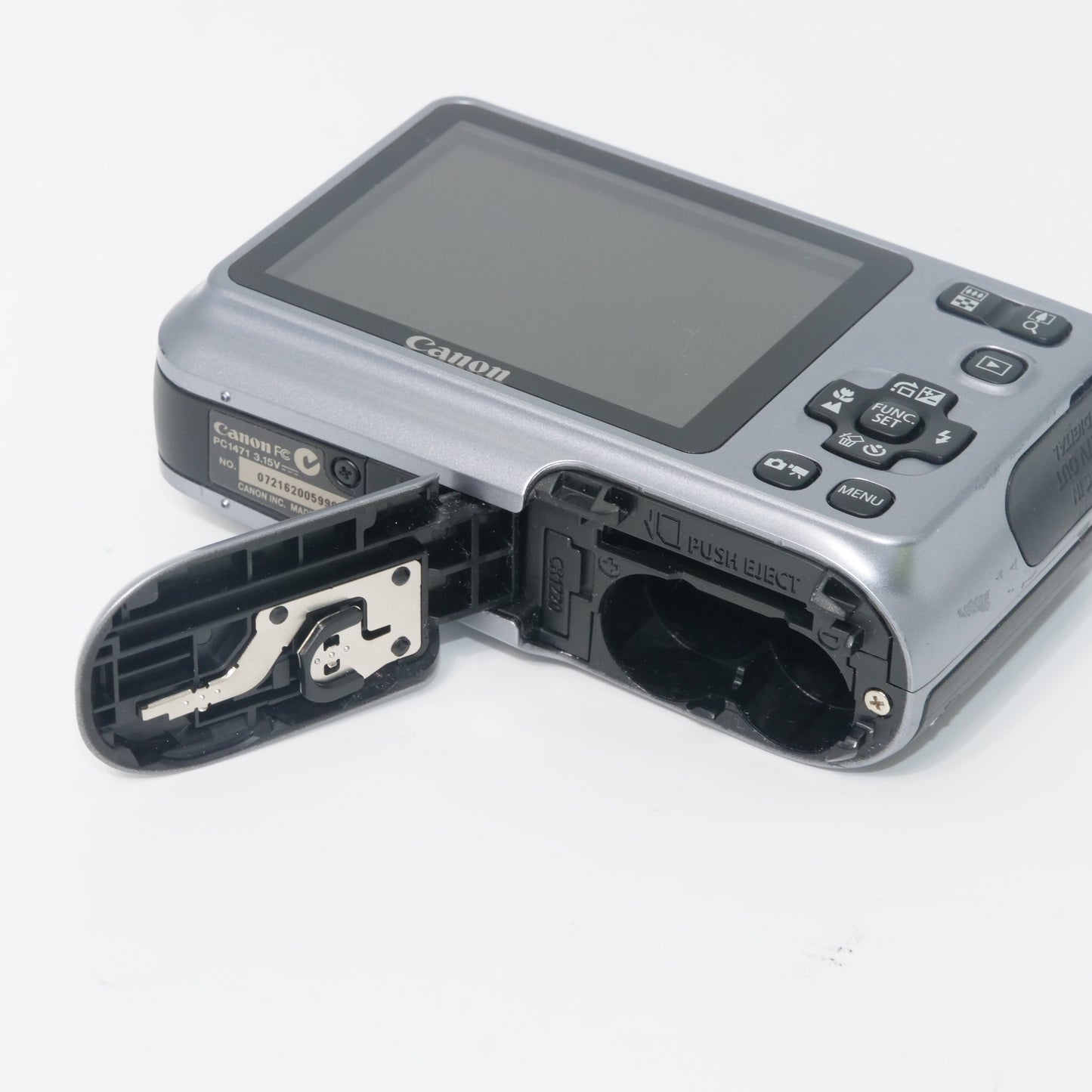 Canon PowerShot A490 Y2K Digicam (Silver)