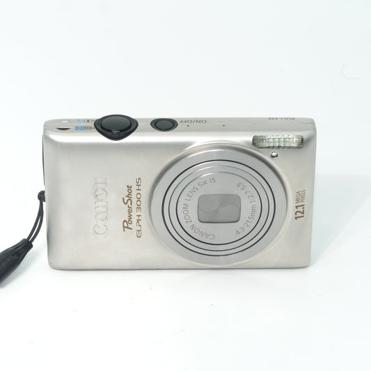Canon PowerShot Elph 300 HS Y2K Digicam with Box (Silver)