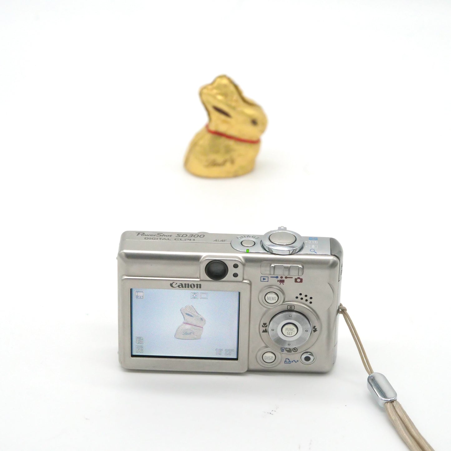 Canon PowerShot SD300 4MP Y2K Digicam (Silver)