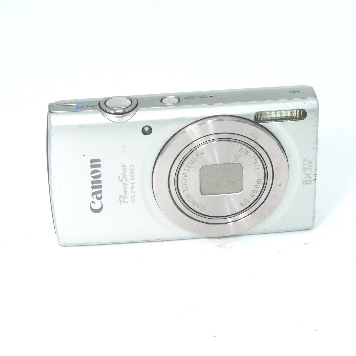 Canon PowerShot Elph 180 IS 20MP Y2K Digicam (Silver)