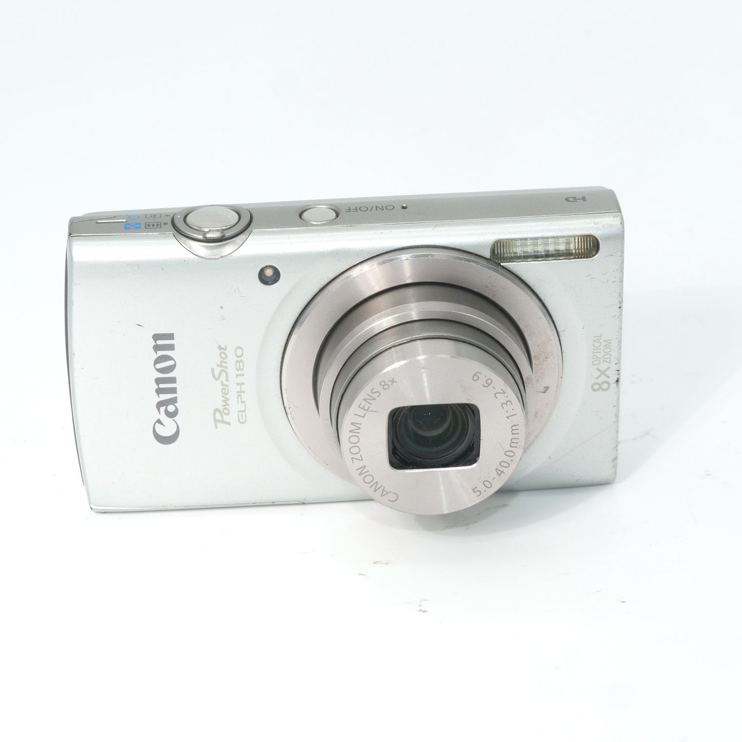 Canon PowerShot Elph 180 IS 20MP Y2K Digicam (Silver)