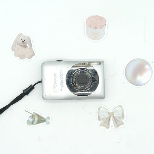 Canon PowerShot Elph SD1300 IS 12.1MP Y2K Digicam (SILVER)