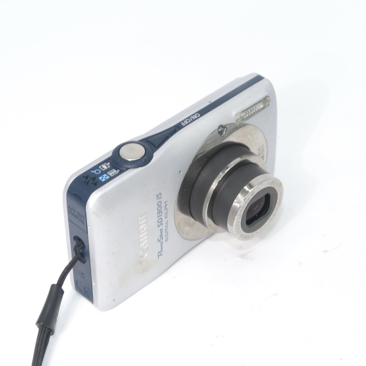Canon PowerShot Elph SD1300 IS 12.1MP Y2K Digicam (SILVER)