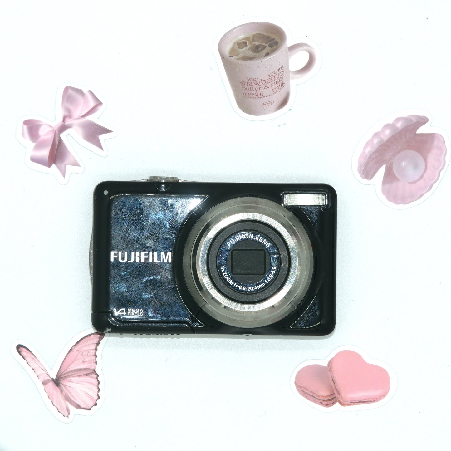 Fujifilm FinePix JV300 BLACK 14.0MP Y2K Digicam Camera