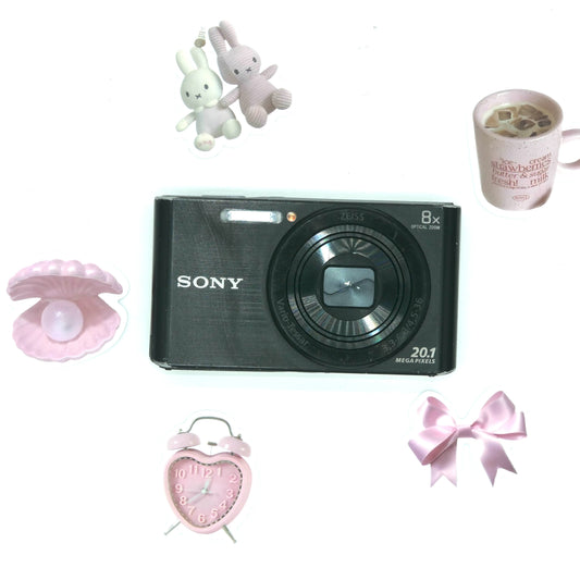 Sony Cyber-shot W830 20.1MP Y2K Digicam Camera + Battery Charger SD
