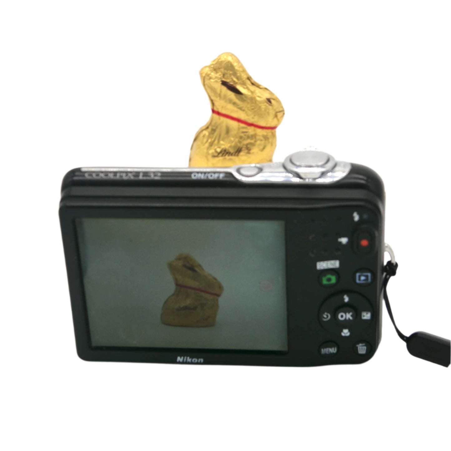 Nikon Coolpix L32 BLACK 20.1MP Y2K Digicam Camera