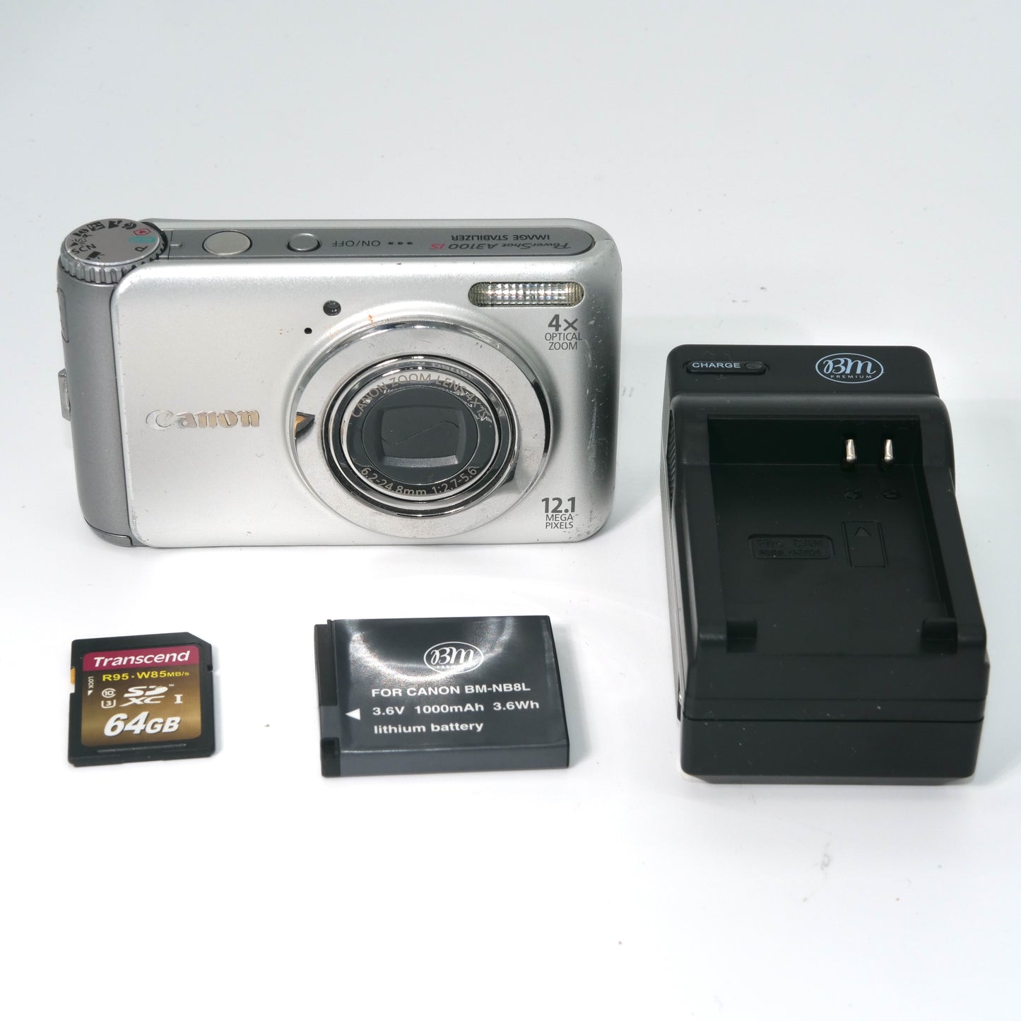 Canon PowerShot A3100 IS - BLUE RED SILVER
