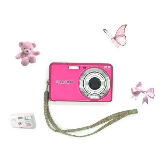 Fujifilm FinePix J30 12.2MP Y2K PINK Digicam Camera (💎Rare!)