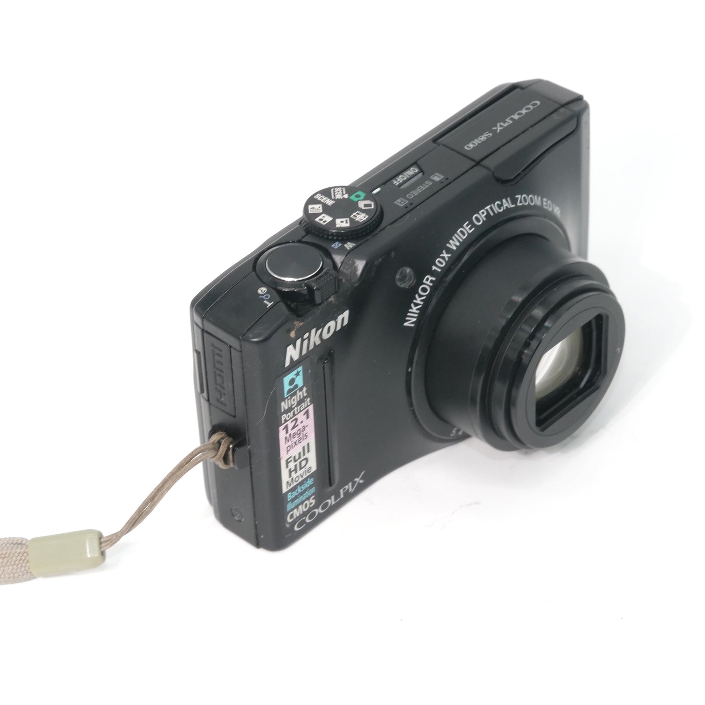 Nikon Coolpix S8100 Y2K Digicam (Black)