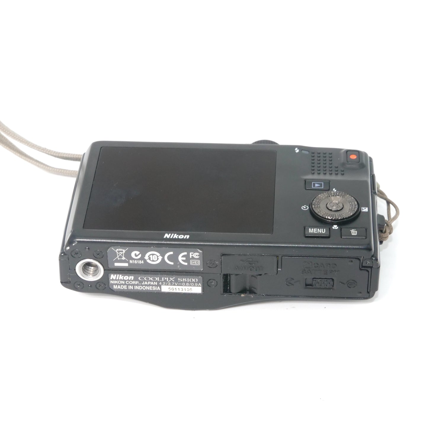 Nikon Coolpix S8100 Y2K Digicam (Black)