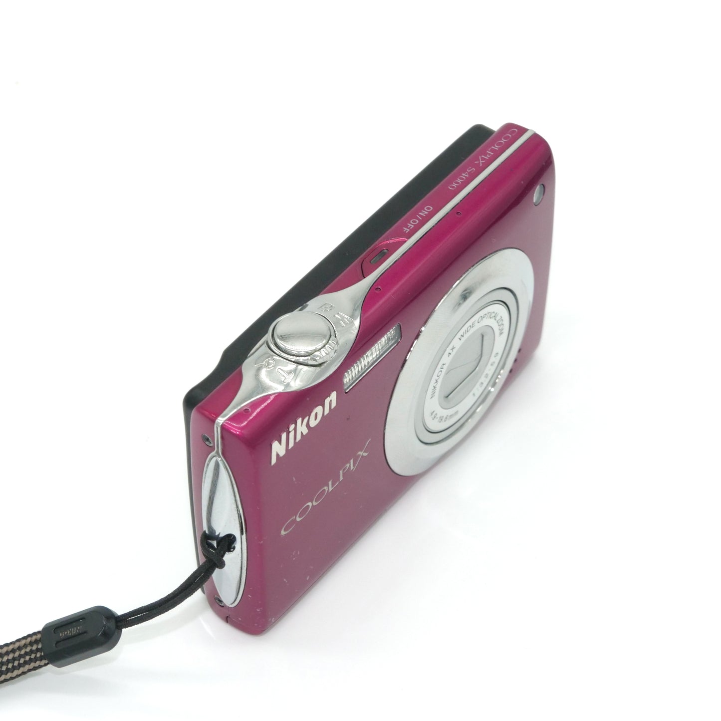 Nikon CoolPix S4000 Y2K Digicam (Ruby Red)