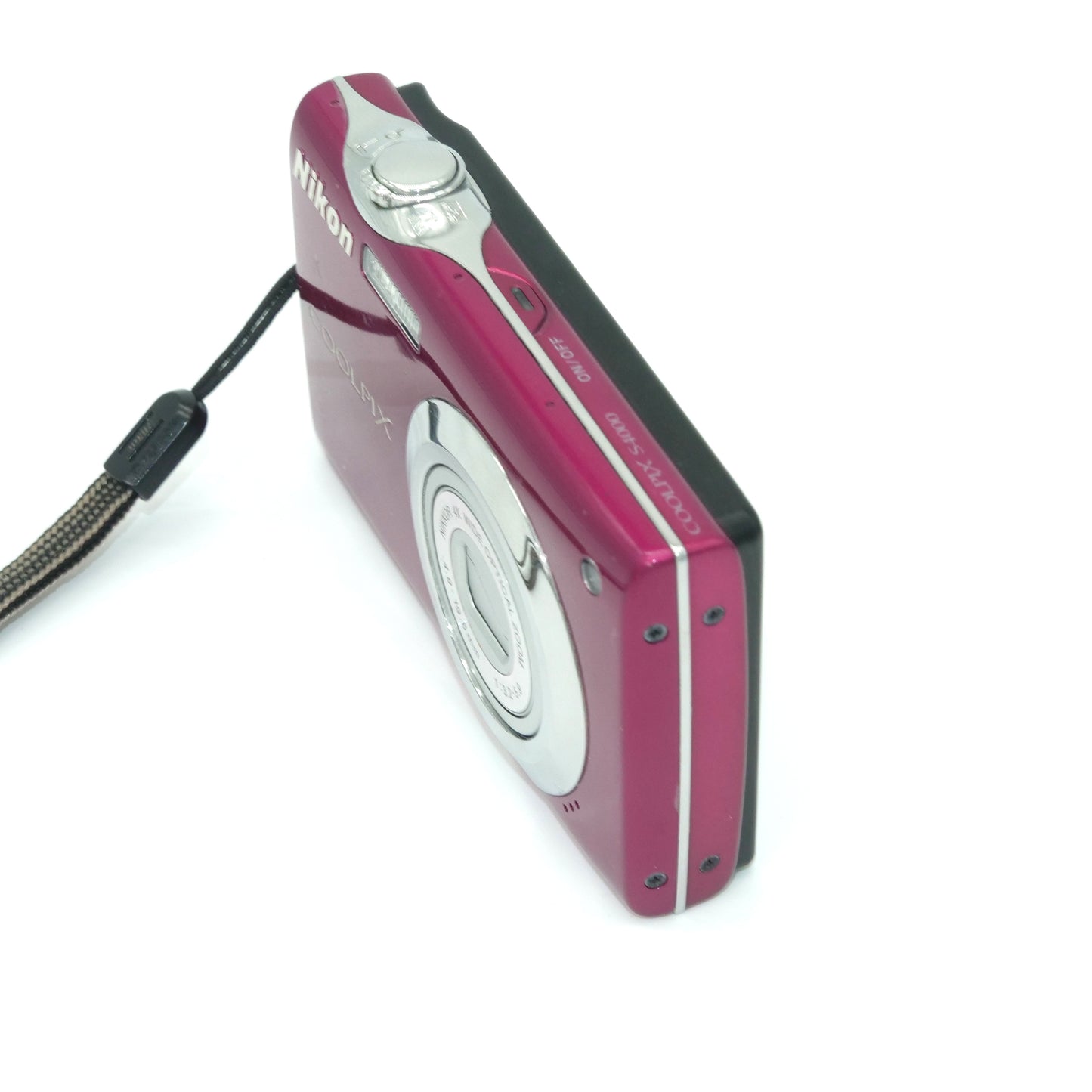 Nikon CoolPix S4000 Y2K Digicam (Ruby Red)