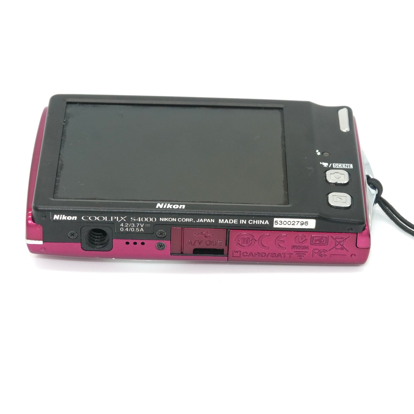 Nikon CoolPix S4000 Y2K Digicam (Ruby Red)