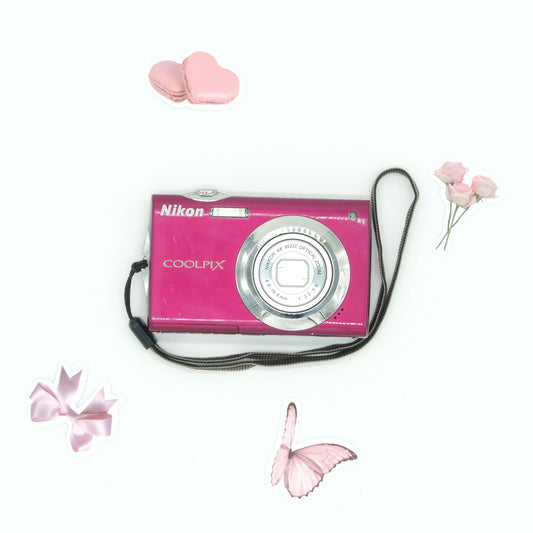 Nikon CoolPix S4000 Y2K Digicam (Ruby Red)