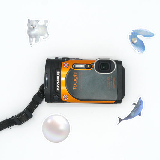 Olympus TG-860 Y2K Waterproof Digicam (Orange)