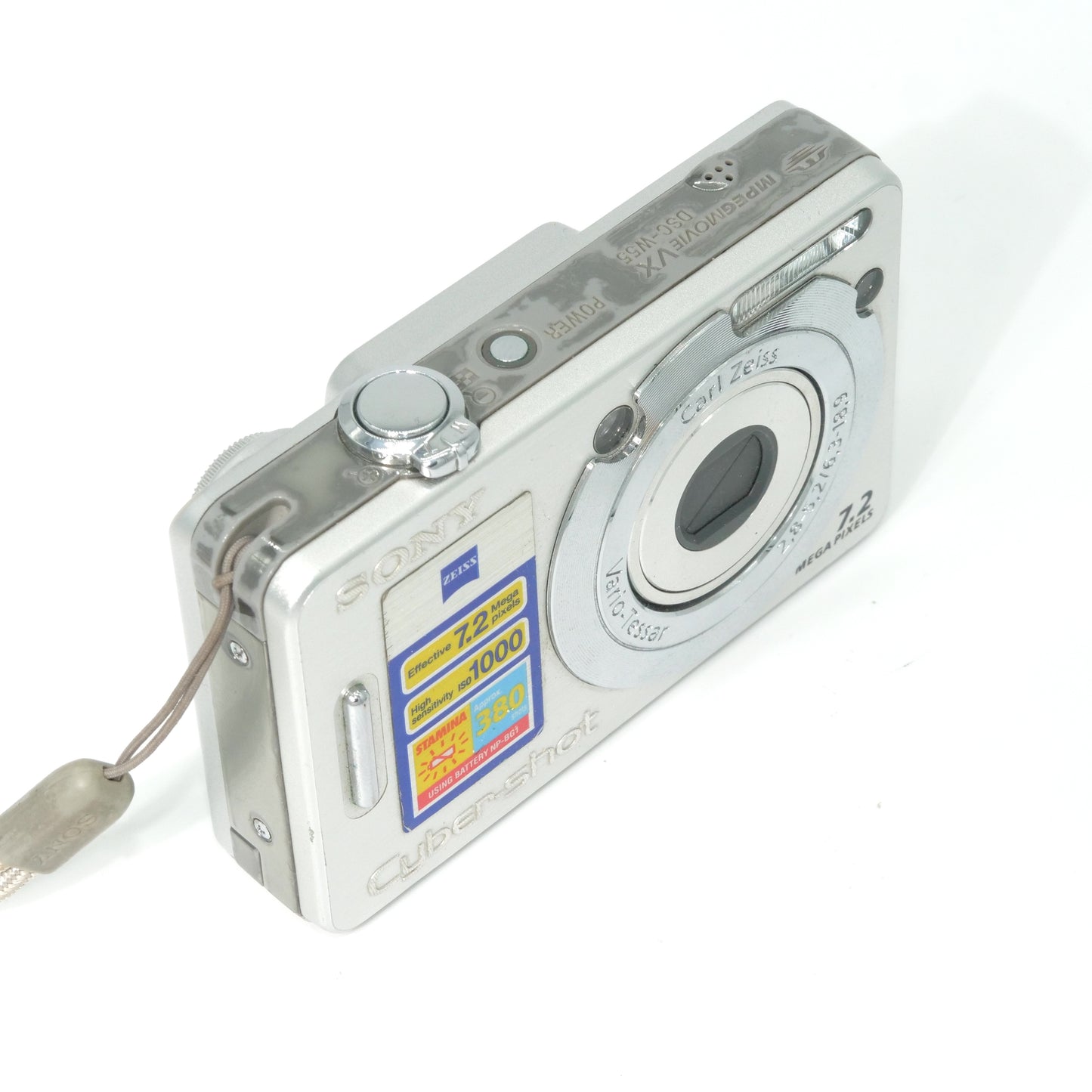 Sony Cyber-shot W55 7MP Y2K Digicam (Silver)
