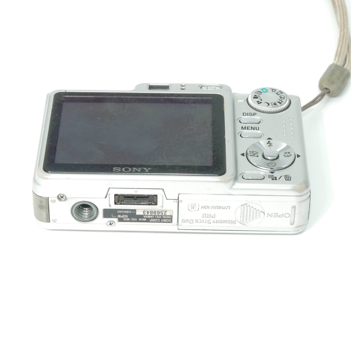 Sony Cyber-shot W55 7MP Y2K Digicam (Silver)