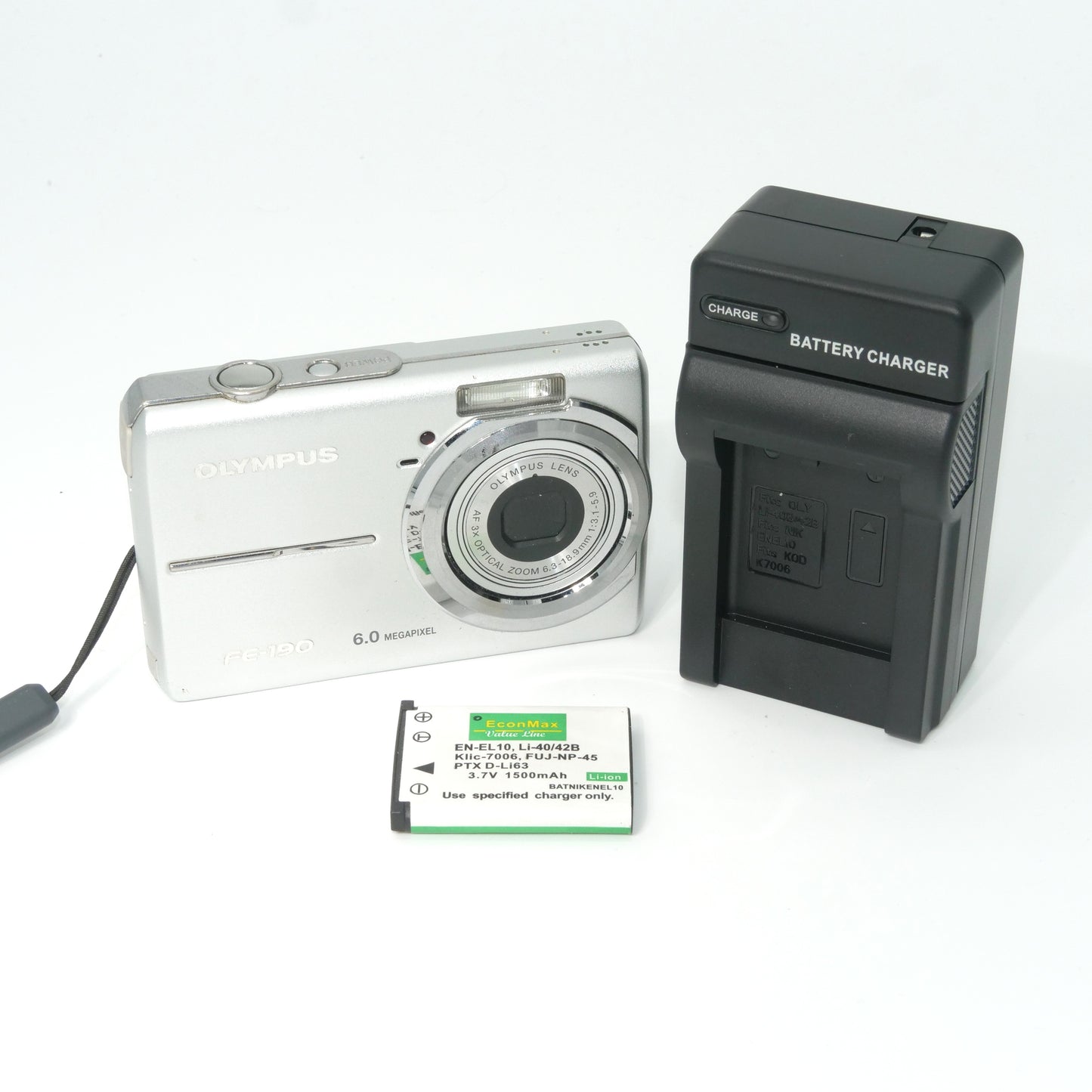 Olympus FE-190 Y2K Digicam (Silver)
