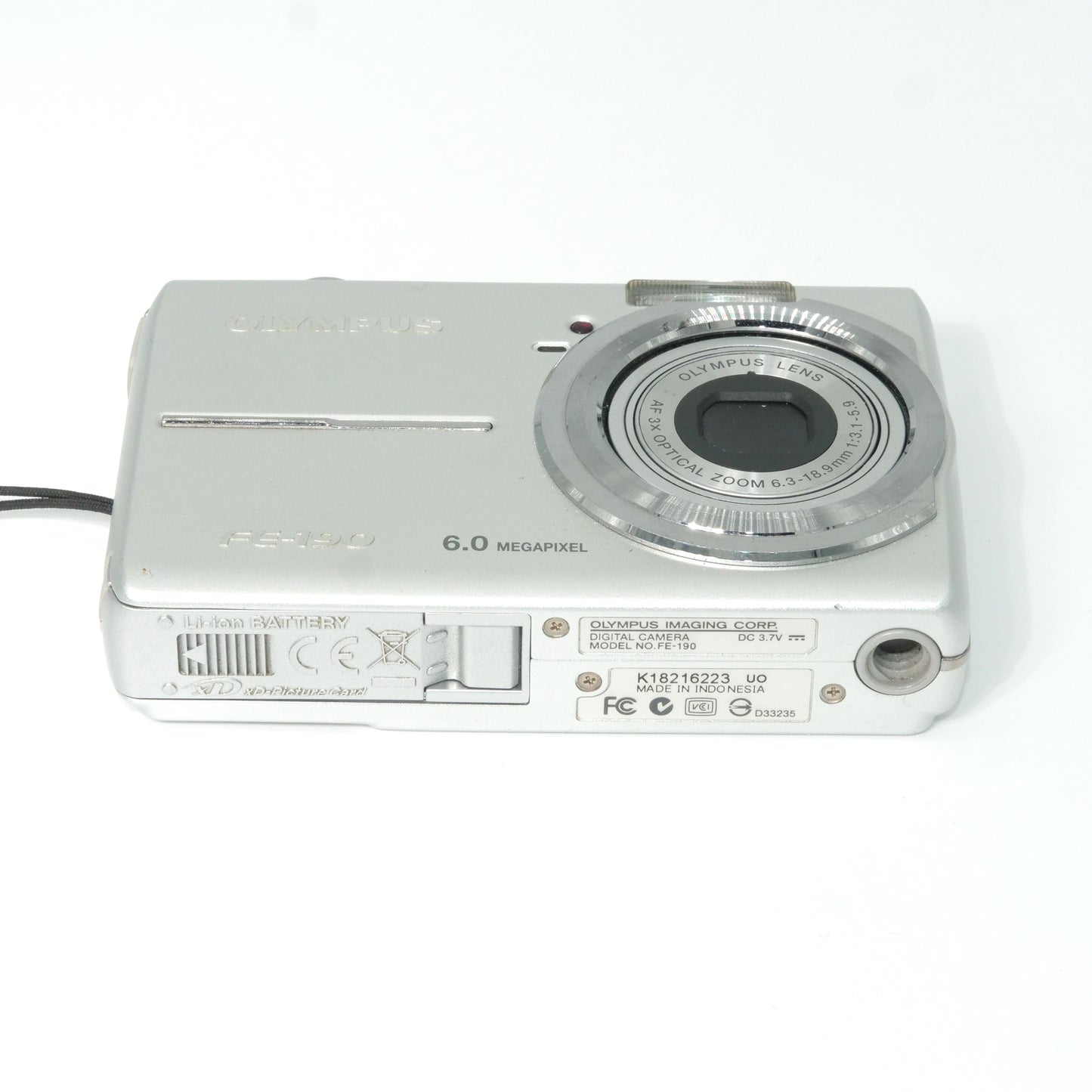 Olympus FE-190 Y2K Digicam (Silver)