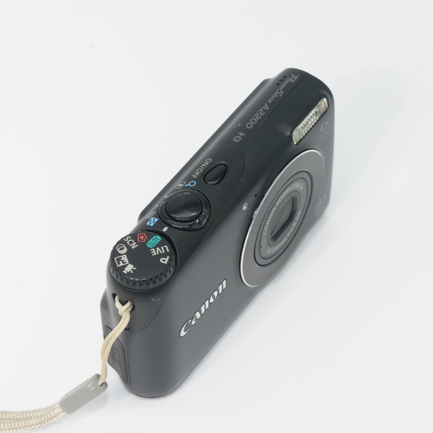 Canon PowerShot A2200 Y2K Digicam (Black)