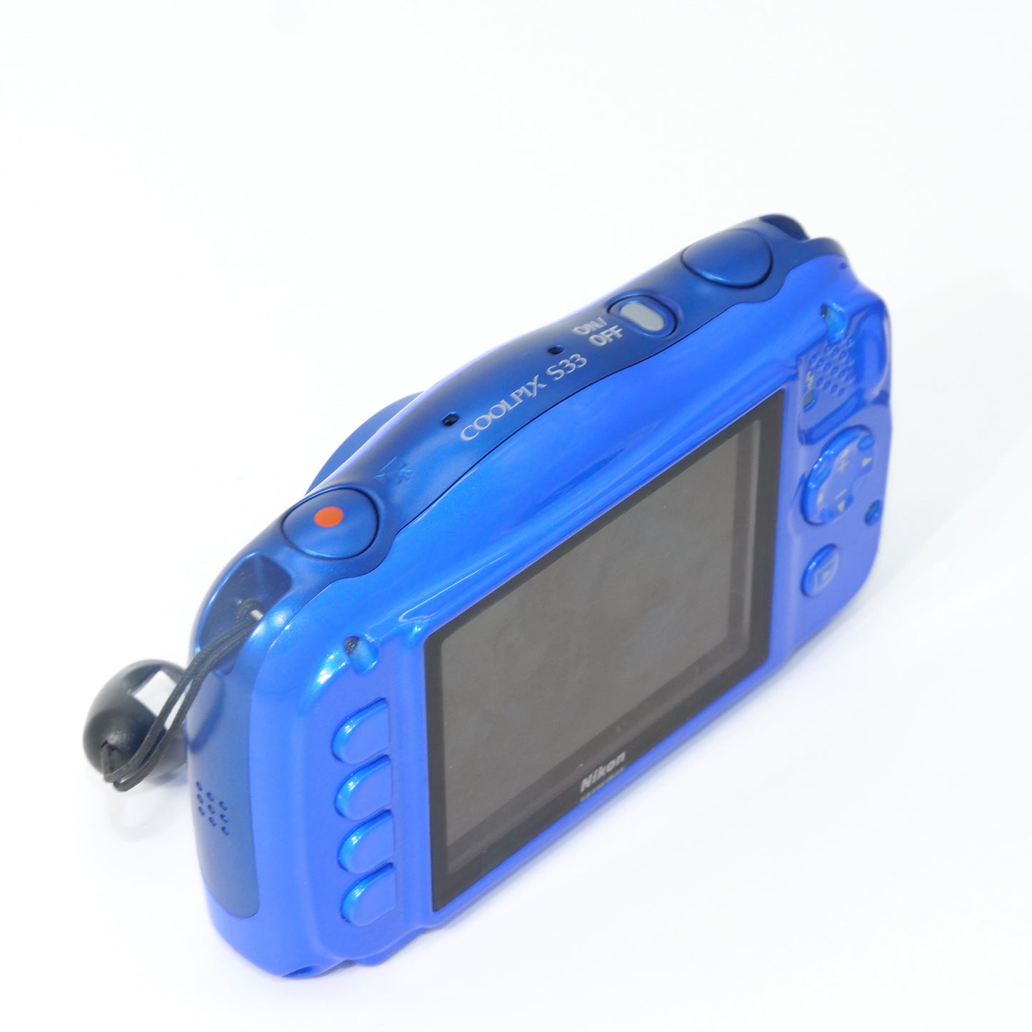 Nikon Coolpix S33 Waterproof Y2K Digicam (Blue)