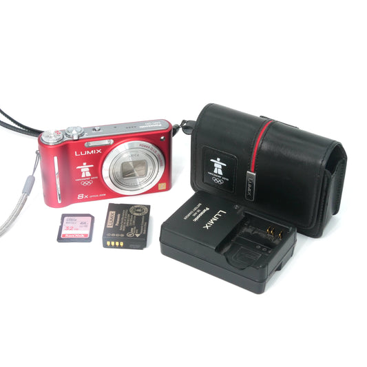 Lumix ZR1 12MP Y2K Digicam RARE Special Edition Vancouver 2010 Olympics (RED)