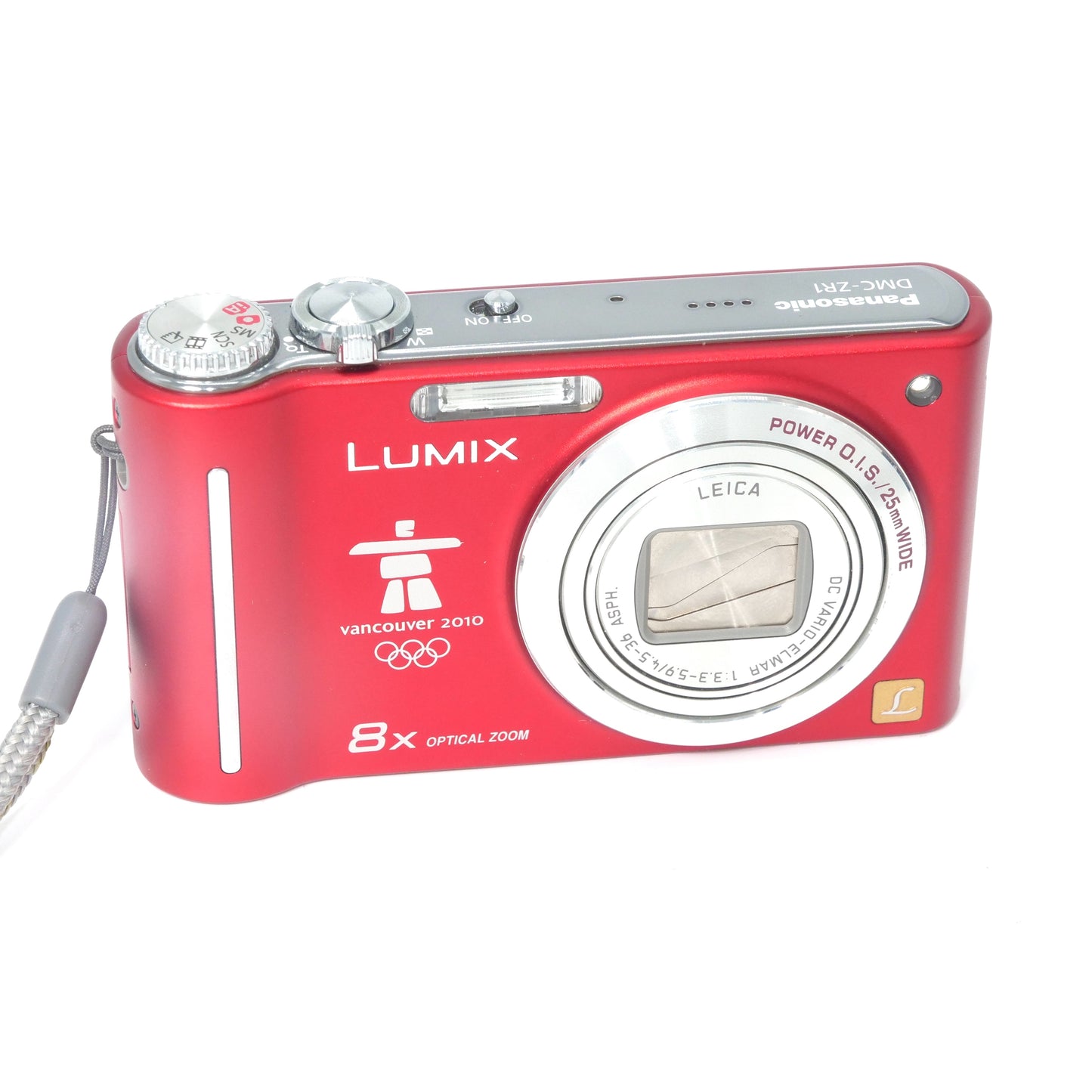 Lumix ZR1 12MP Y2K Digicam RARE Special Edition Vancouver 2010 Olympics (RED)