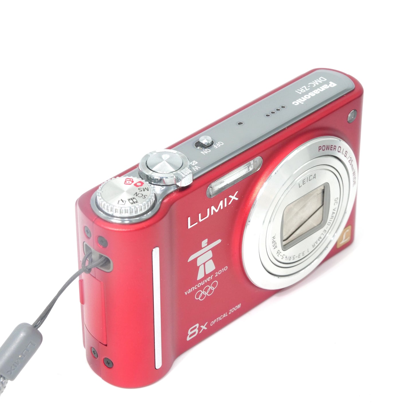 Lumix ZR1 12MP Y2K Digicam RARE Special Edition Vancouver 2010 Olympics (RED)