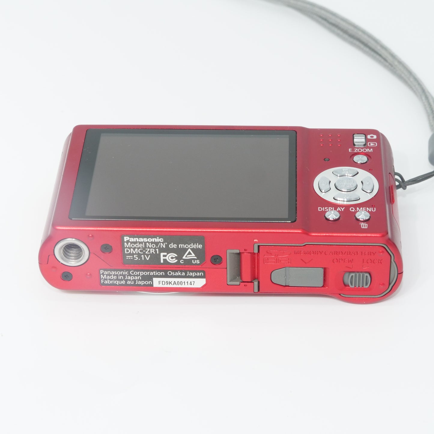 Lumix ZR1 12MP Y2K Digicam RARE Special Edition Vancouver 2010 Olympics (RED)