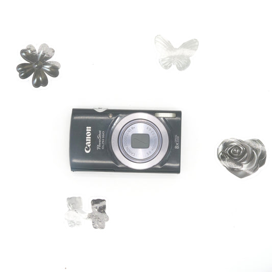 Canon PowerShot Elph 160 20MP Y2K Digicam (Black)