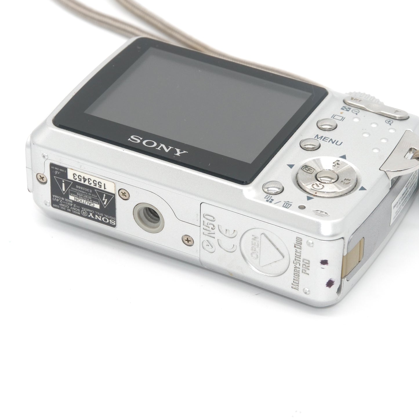 Sony Cyber-shot S500 6MP Y2K Digicam (Silver)
