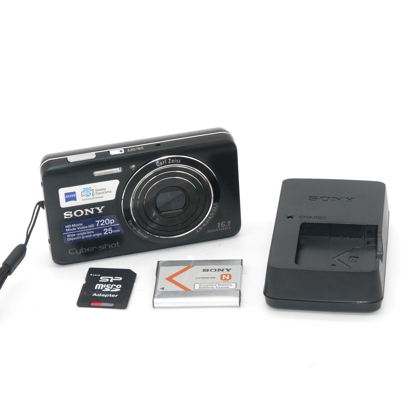 Sony Cyber-shot W650 16MP Y2K Digicam (Black)