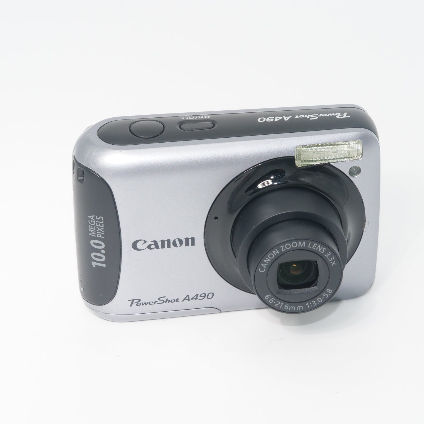 Canon PowerShot A490 Y2K Digicam (Silver)