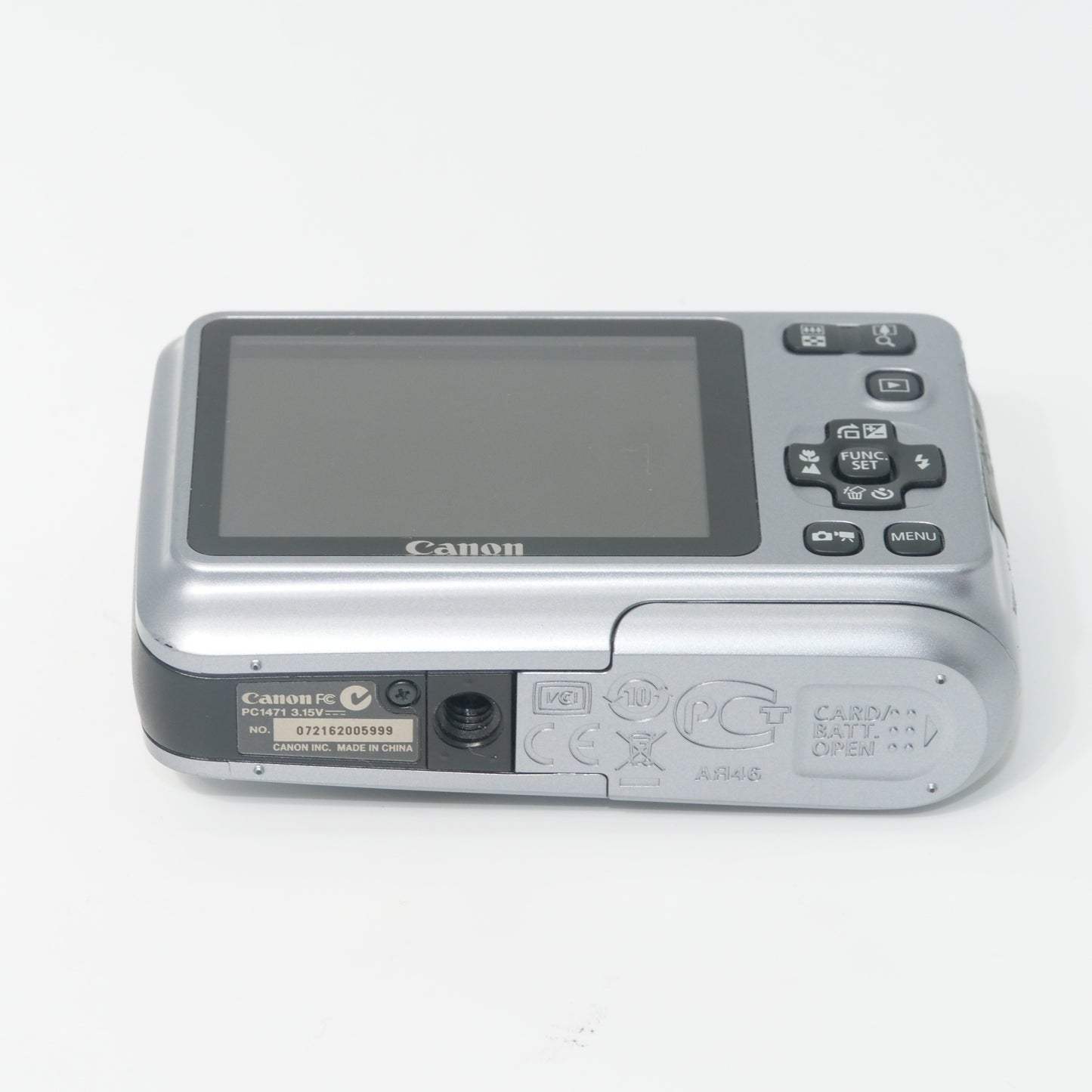 Canon PowerShot A490 Y2K Digicam (Silver)