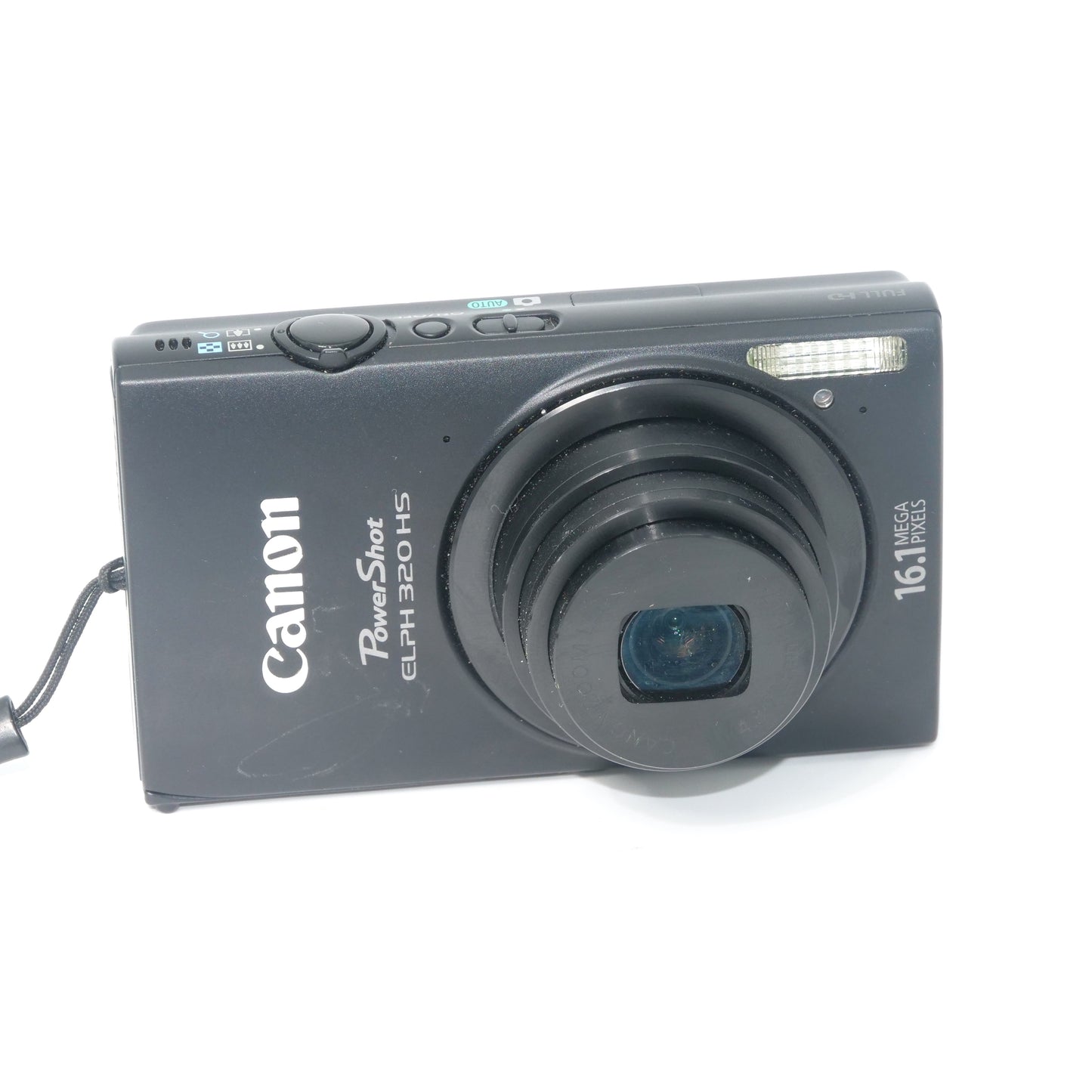 Canon PowerShot Elph 320 HS Y2K Digicam (Black)