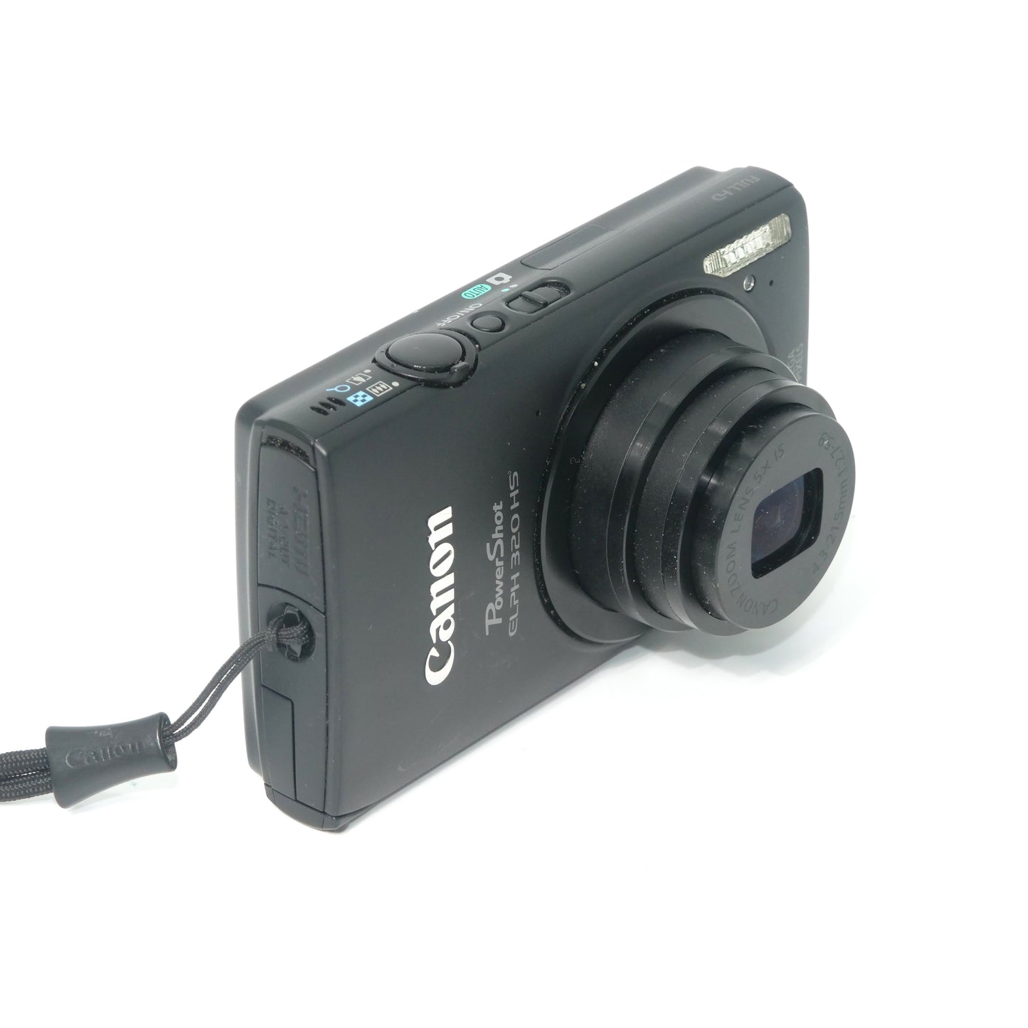 Canon PowerShot Elph 320 HS Y2K Digicam (Black)