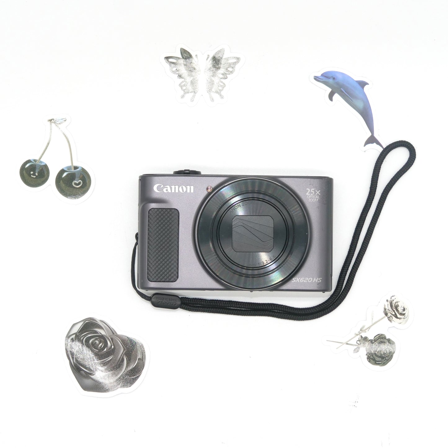 Canon PowerShot SX620 HS Y2K Digicam (Black)